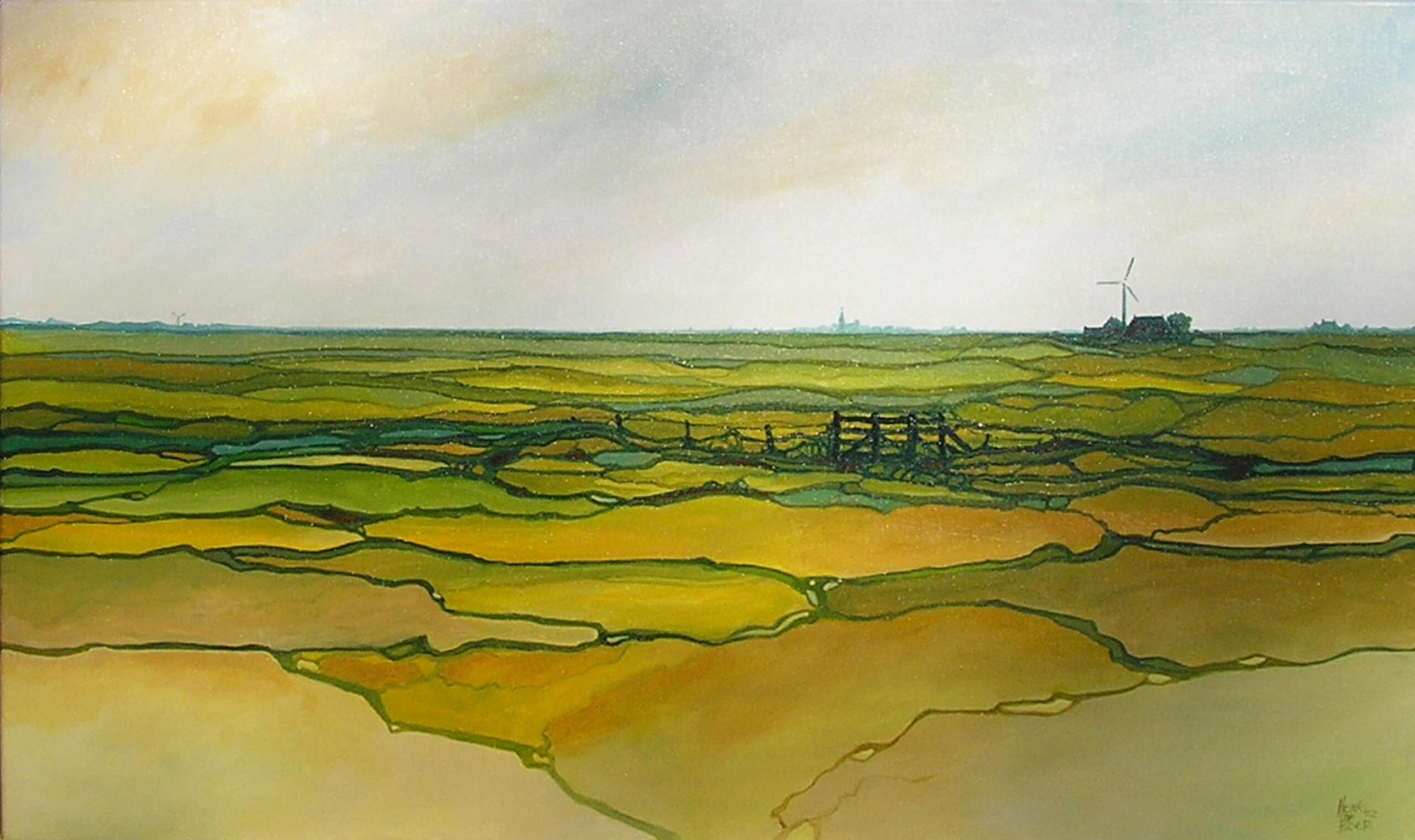  acryl - lânskip top en twel 