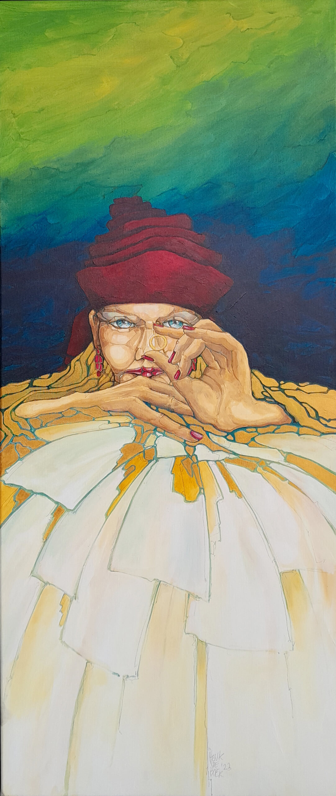  acryl - en oars moarn wol 